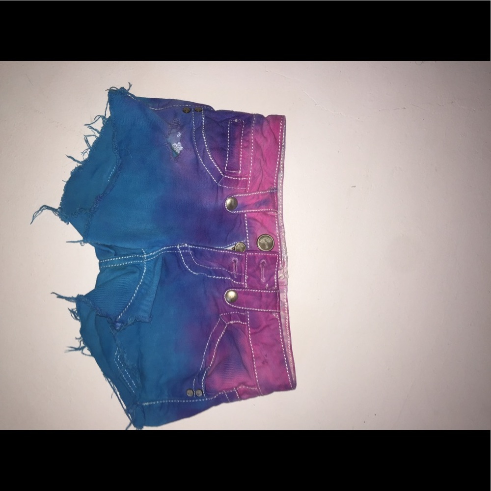 Guess tie dyed shorts