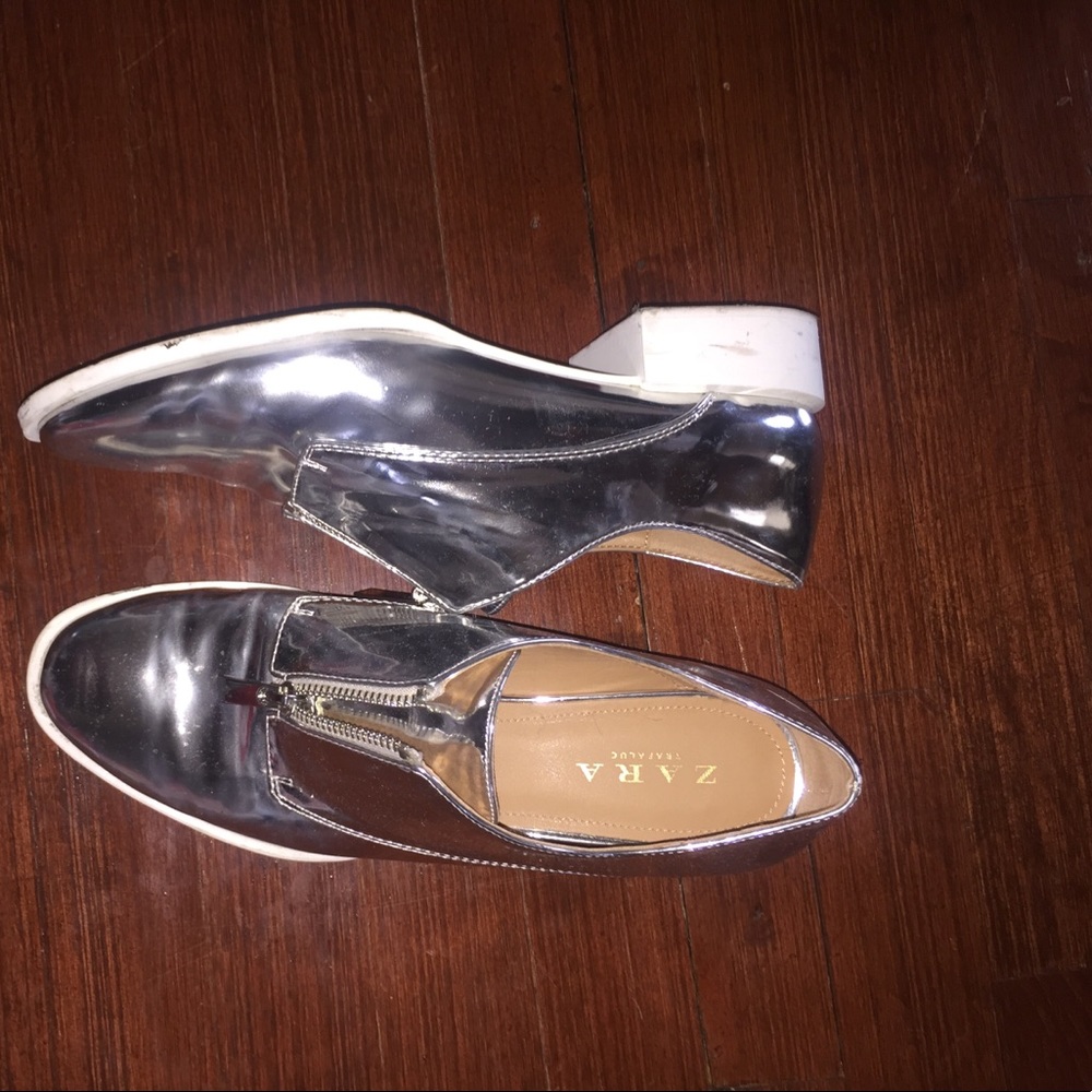 Silver Zara shoes