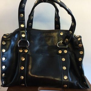 Genuine Leather Black Hammitt Shoulder Bag