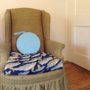 Round Vintage Suitcase