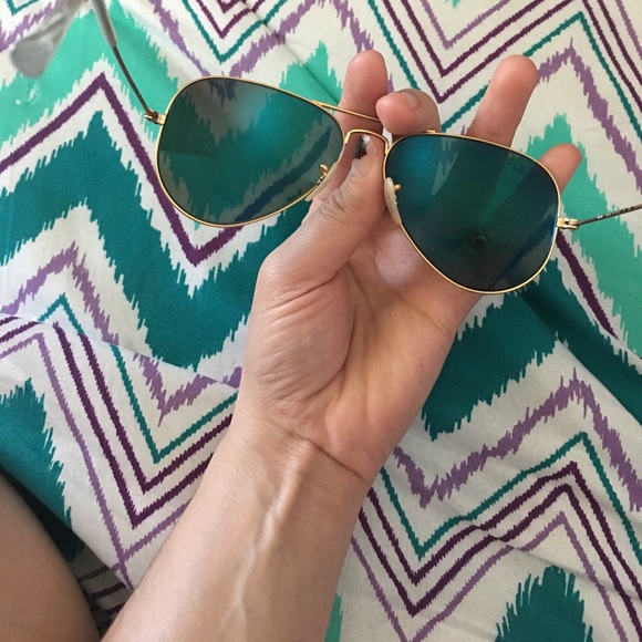 Ray-ban Aviators 💚 - Picture 2 of 3
