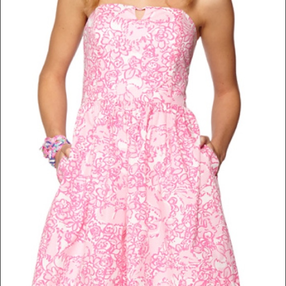 Lilly Pulitzer Richelle Dress - She's a fox print