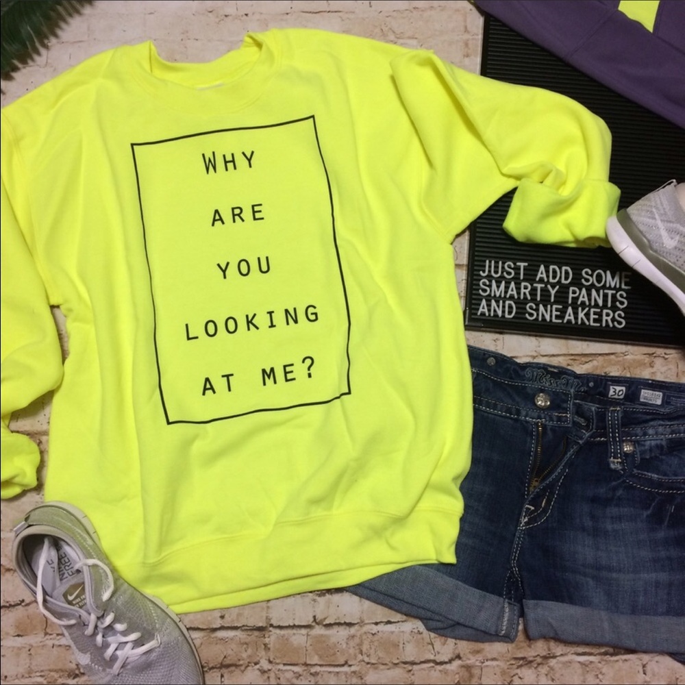Neon Graphic Sweatshirt - Picture 2 of 6