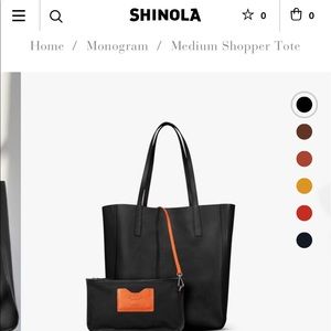 NWOT Shinola Medium Shopper Tote - Black