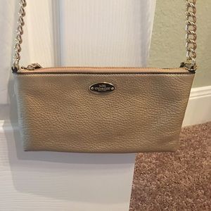 Gold Coach Cross-body purse