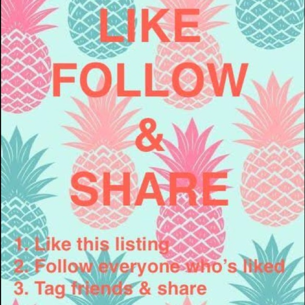 Like, Follow & Share. Let's Re-Share Please!