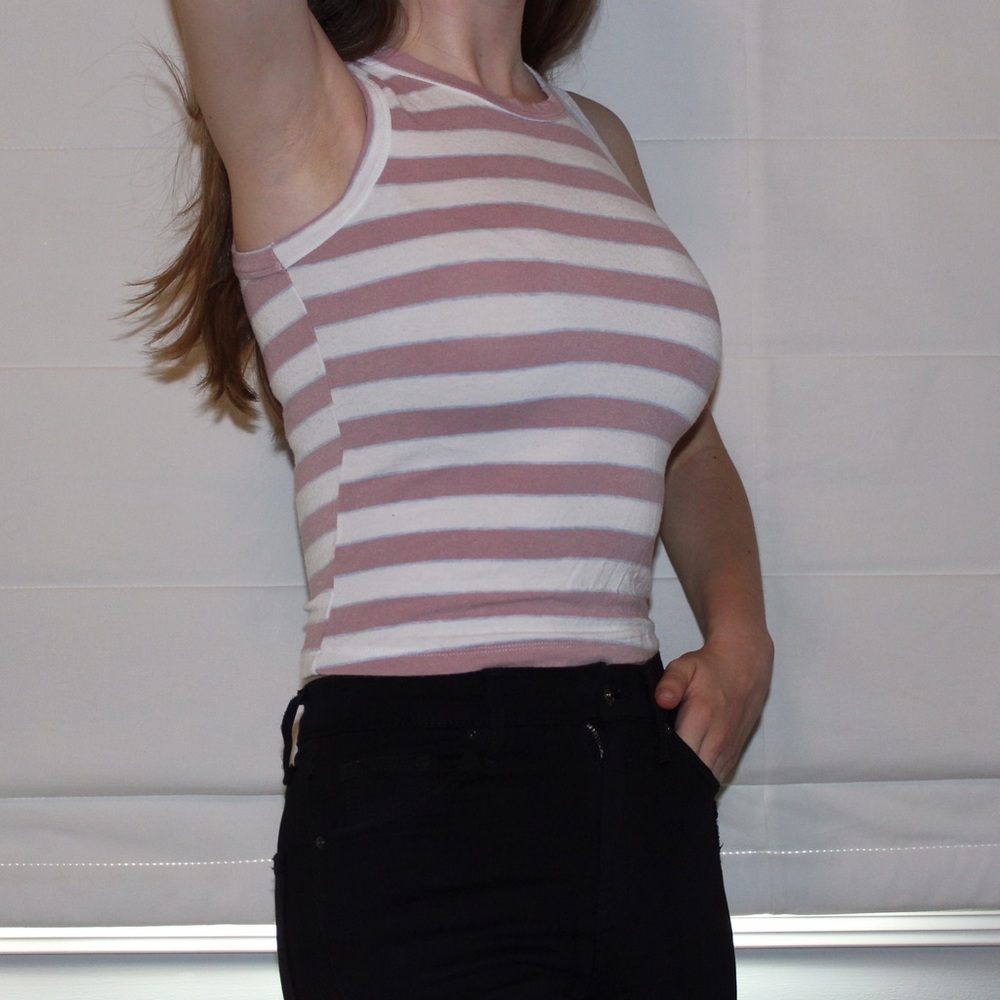RARE striped Brandy tank 🎀