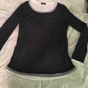 Layered long sleeve