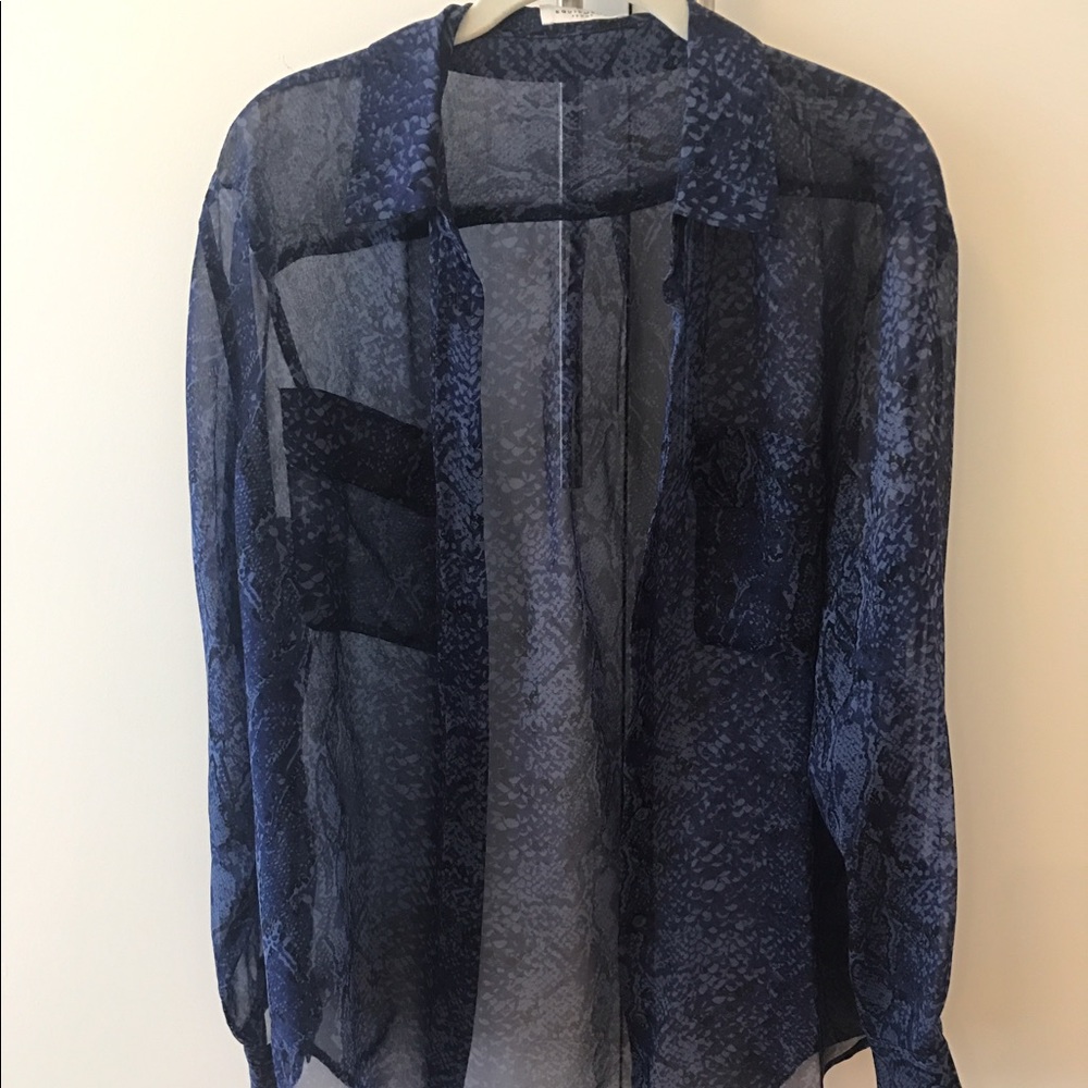 Equipment Essential Sheer Silk Shirt