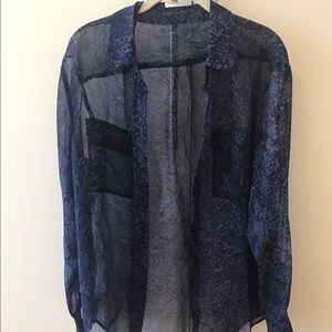 Equipment Essential Sheer Silk Shirt