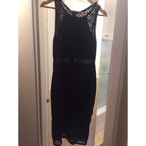 Black express cocktail dress