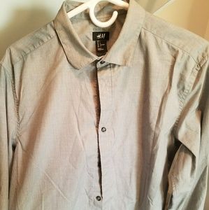 H&M casual mens dress shirt