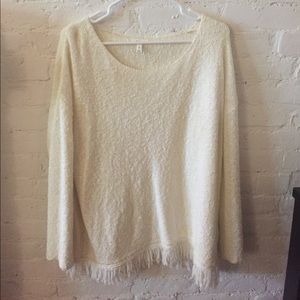 Beautiful cream sweater!