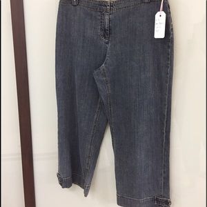 Cabi Cropped Denim Jean #961 Size 10