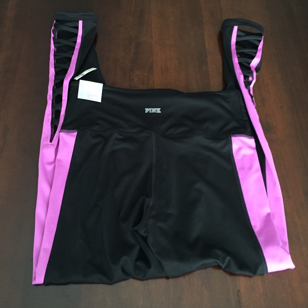 PINK ultimate high waist yoga leggings strappy - Picture 2 of 5