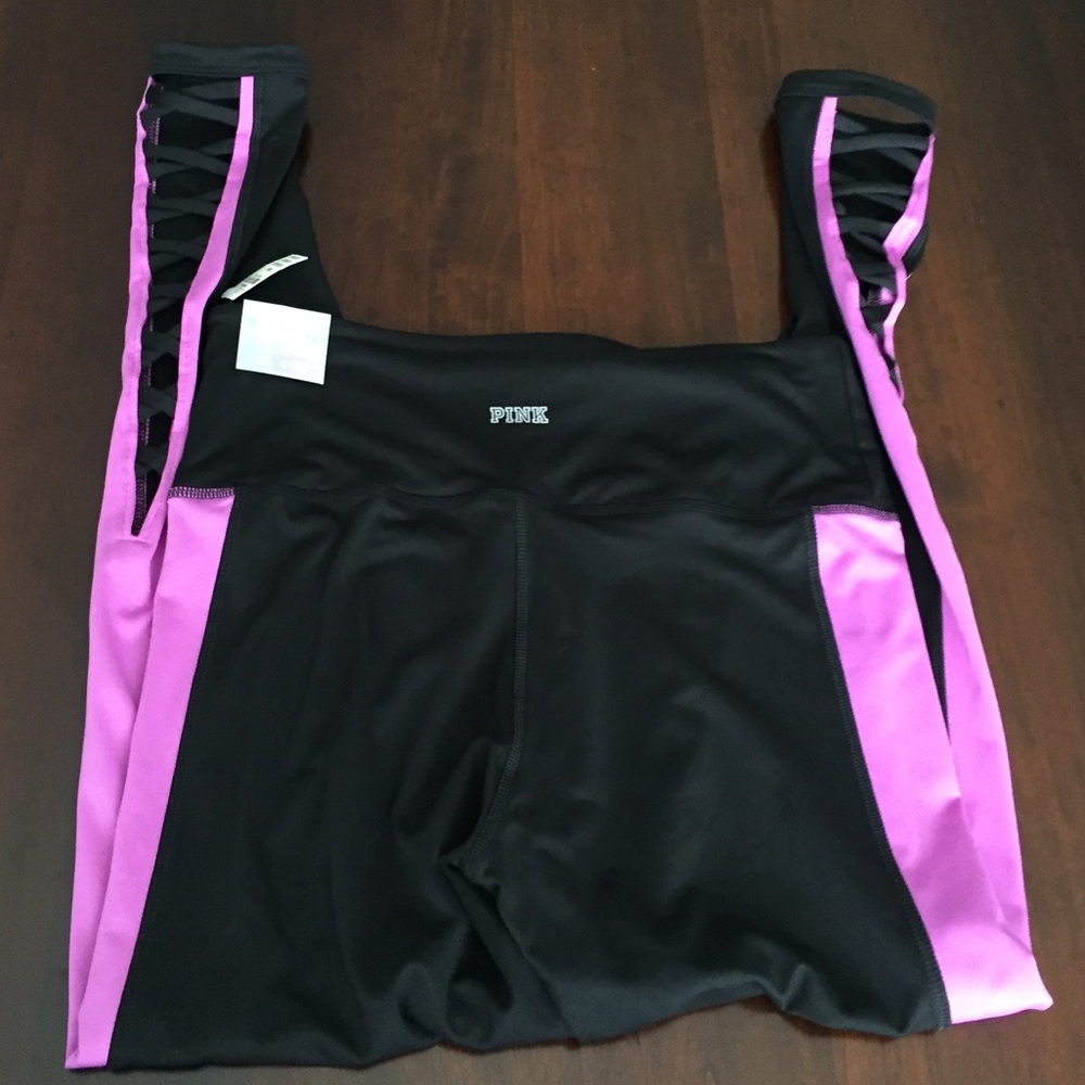 PINK ultimate high waist yoga leggings strappy - Picture 4 of 5