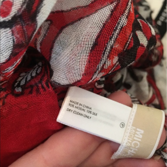 Michael Kors Silk/Modal Scarf - Picture 4 of 4