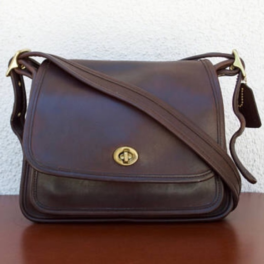 Vintage Coach Legacy Brown Rambler Bag 9061