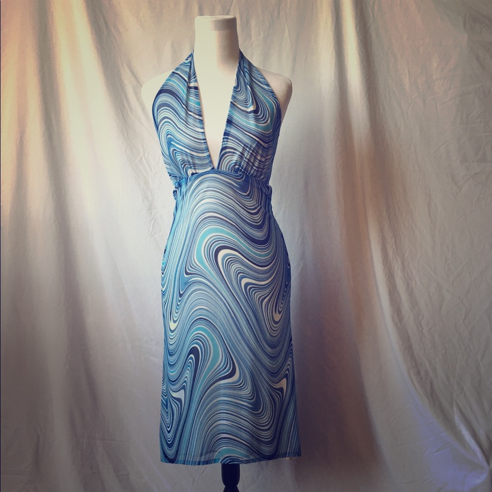 Brandenburg Halter Dress, Size S