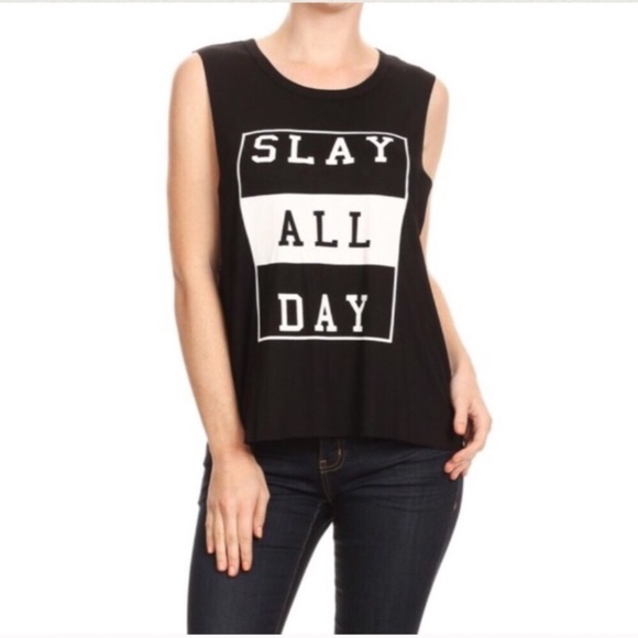 Madison Rowe Tops - Slay All Day Tee