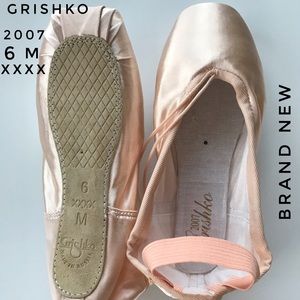 Grishko 2007 Pointe Shoes 6 M XXXX Brand New