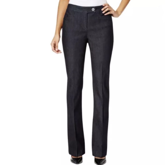 NWT STYLE & CO MID-RISE FLARE TUMMY CONTROL JEANS - Picture 1 of 4