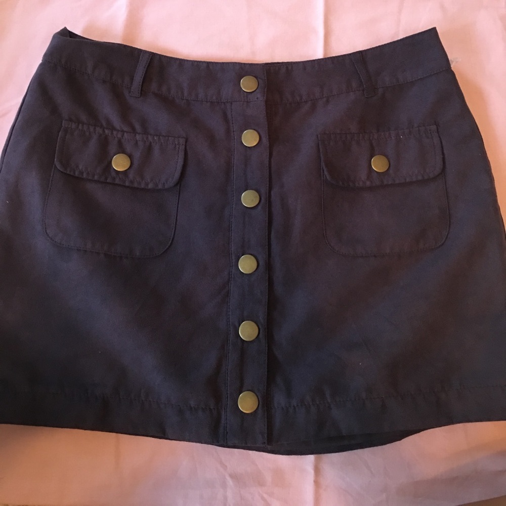 Button down skirt