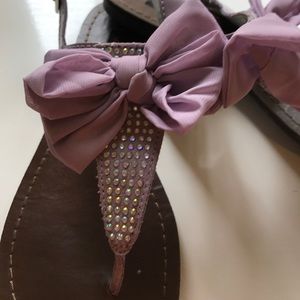 Light purple sandals