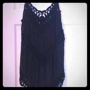 Crochet swim cover up