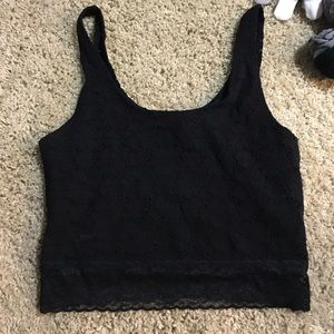 Mudd lace crop top