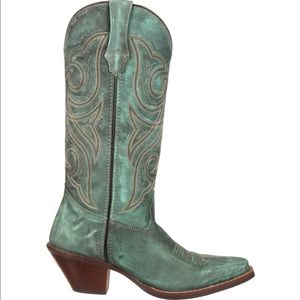 Durango 13" Western Marbled Turquoise Boots