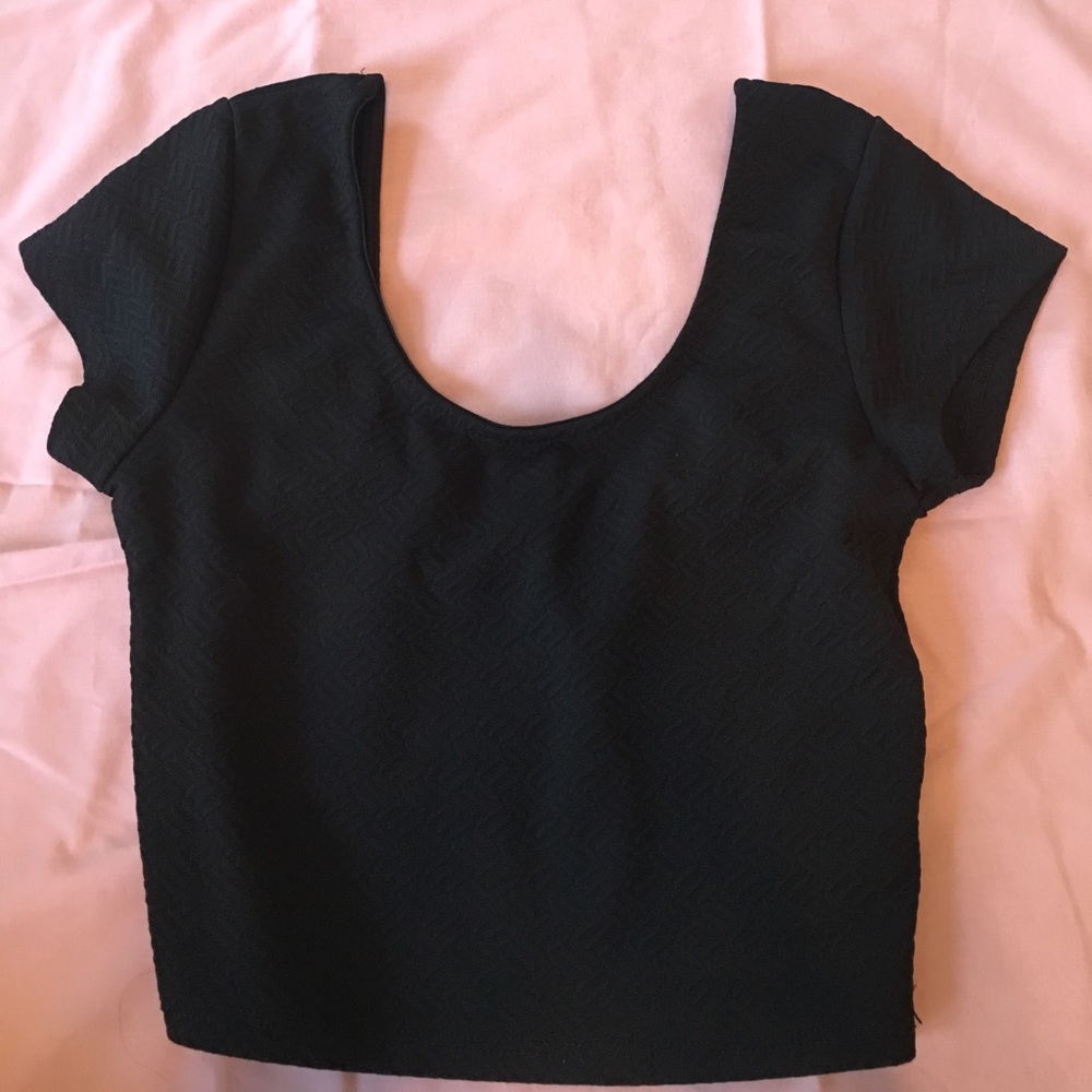 Black Crop Top Pacsun