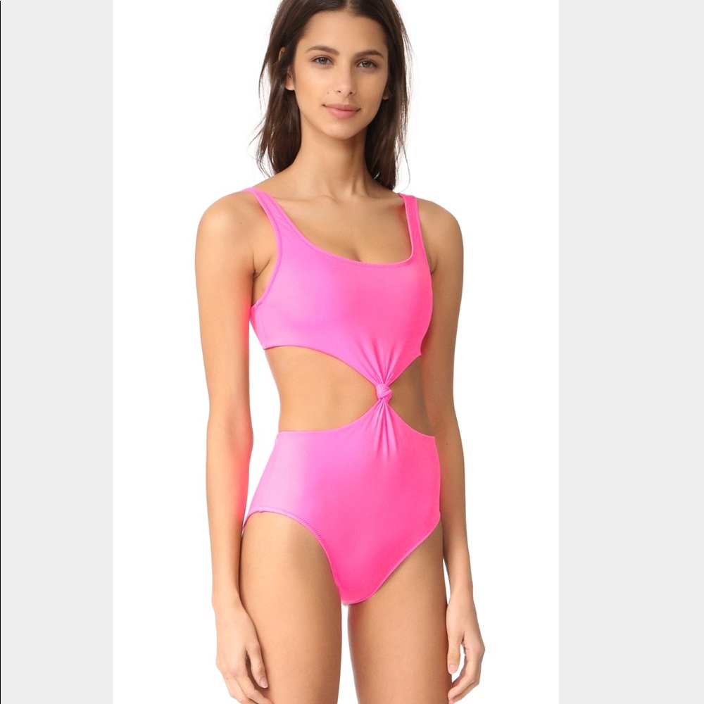 Coral one piece from Nasty Gal