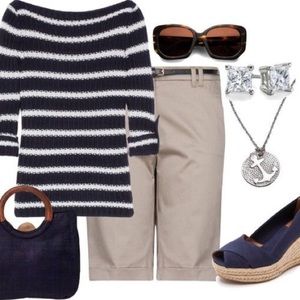 Khaki Bermuda shorts