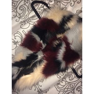 Express fur snood scarf