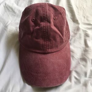 Burgundy Vintage Cap