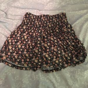 Flower patterned skirt