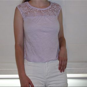 sweet lil lace neck tank top 🎀