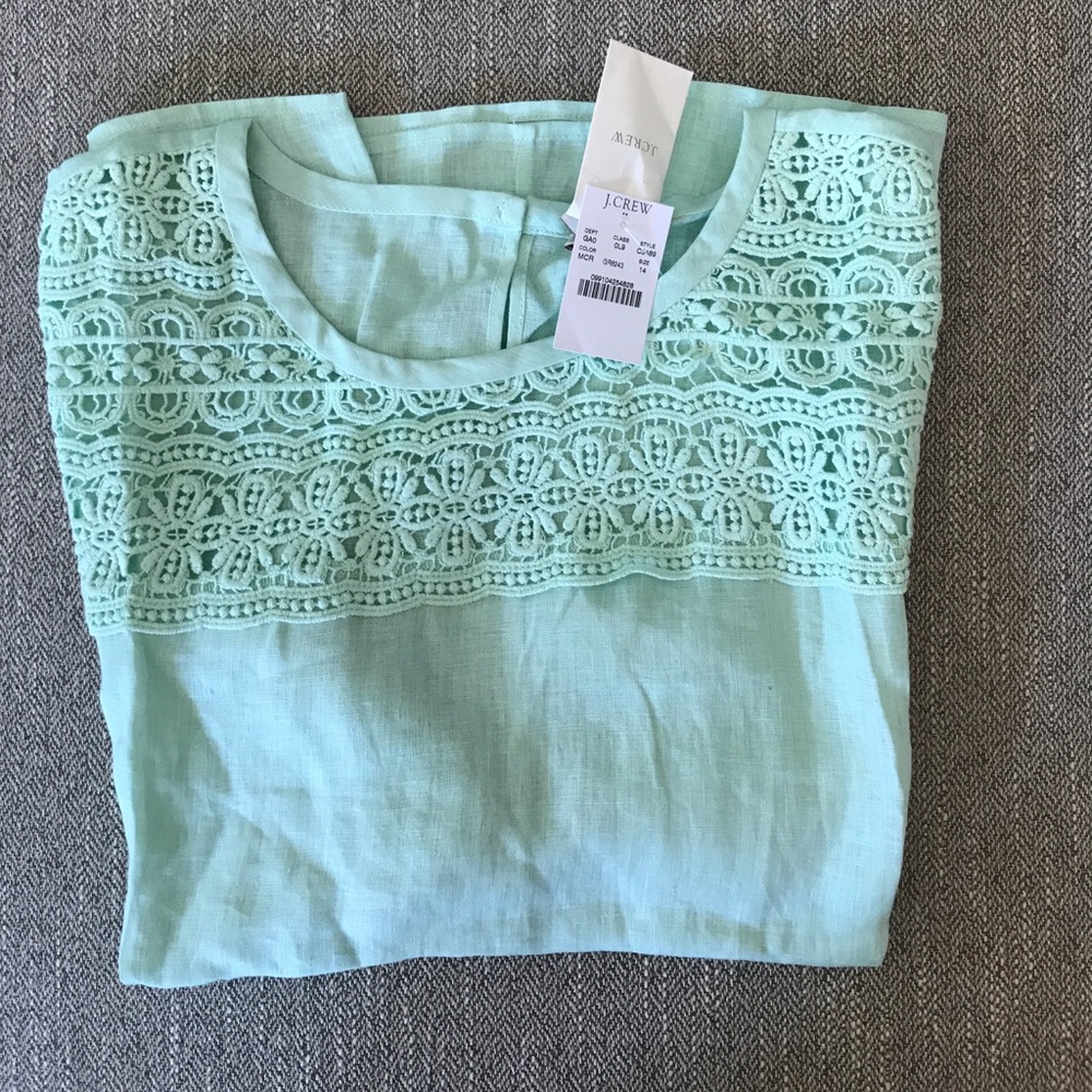 J.Crew Embroidered Top