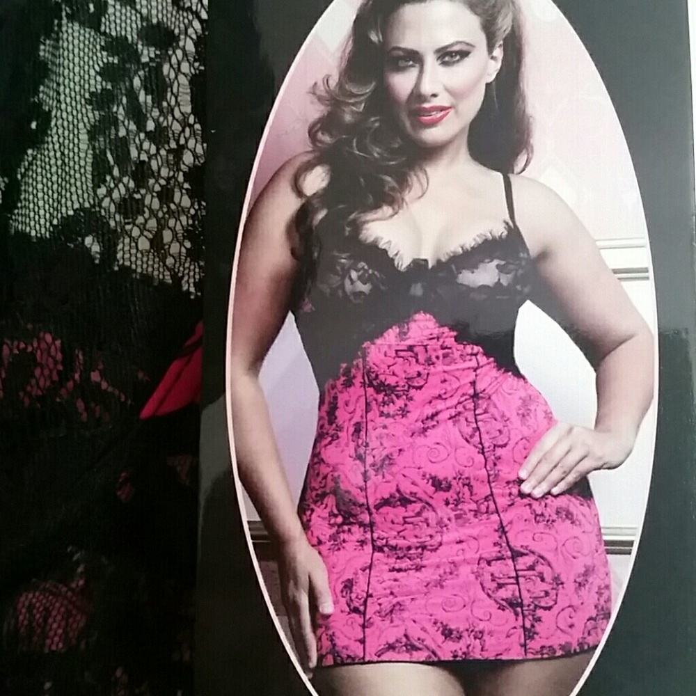 Lycra and lace baby doll