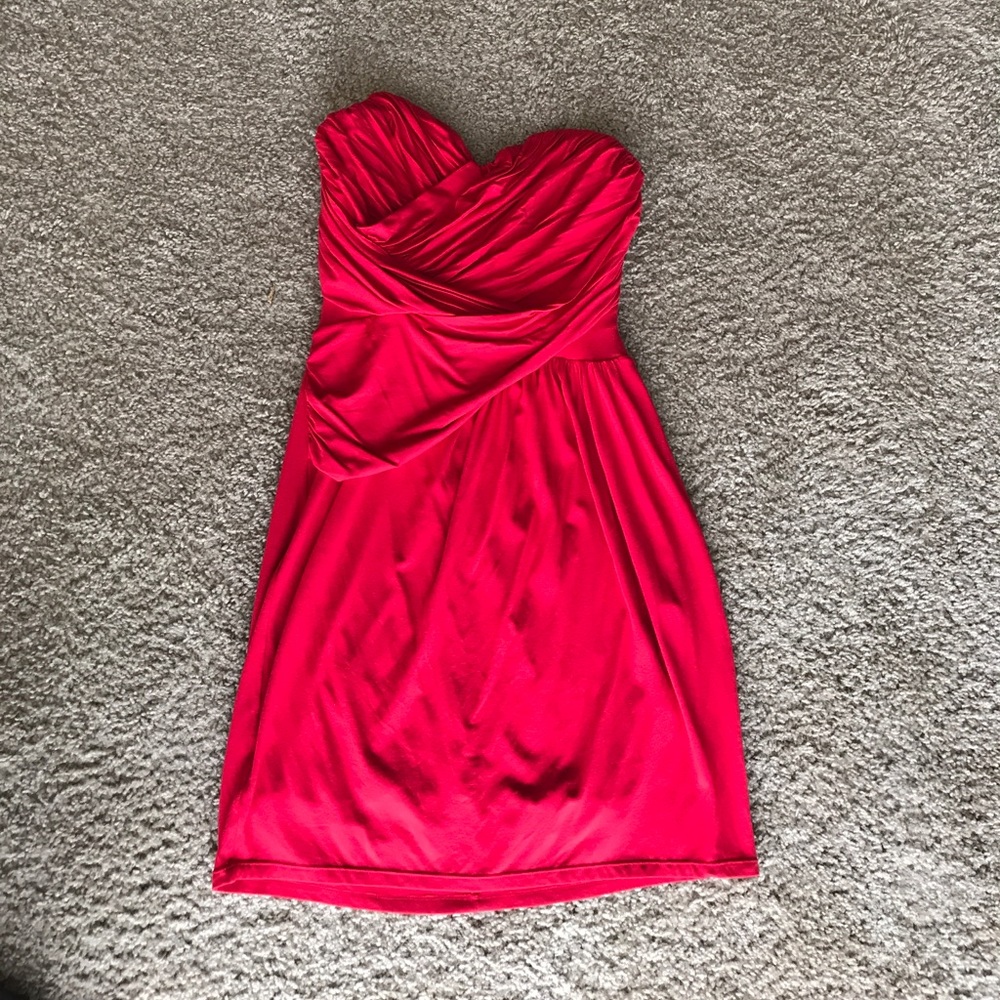 Express red cocktail dress