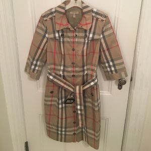 Burberry trench dress