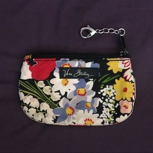 Vera Bradley Zip ID in Poppy Fields