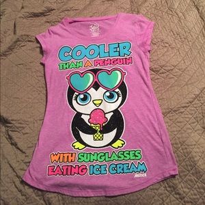 Justice Girls Penguin T-Shirt