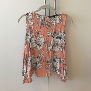 Zara Draped Floral Top