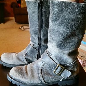Charles Albert Distressed Motorcycle Boots dELiAs