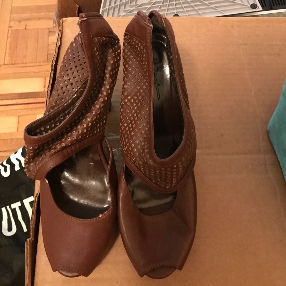 Brown shoes