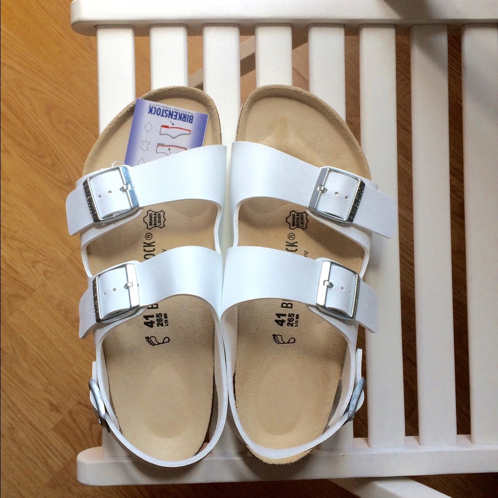 White Birkenstock Milano size 41, 10 women's