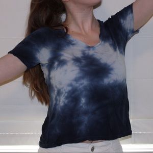 navy tie dye Brandy tee 🌐