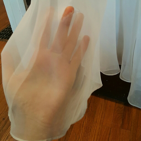 GORGEOUS La Femme 0 Strapless White Prom / Pageant / Ball / Wedding Dress Gown - Picture 7 of 8